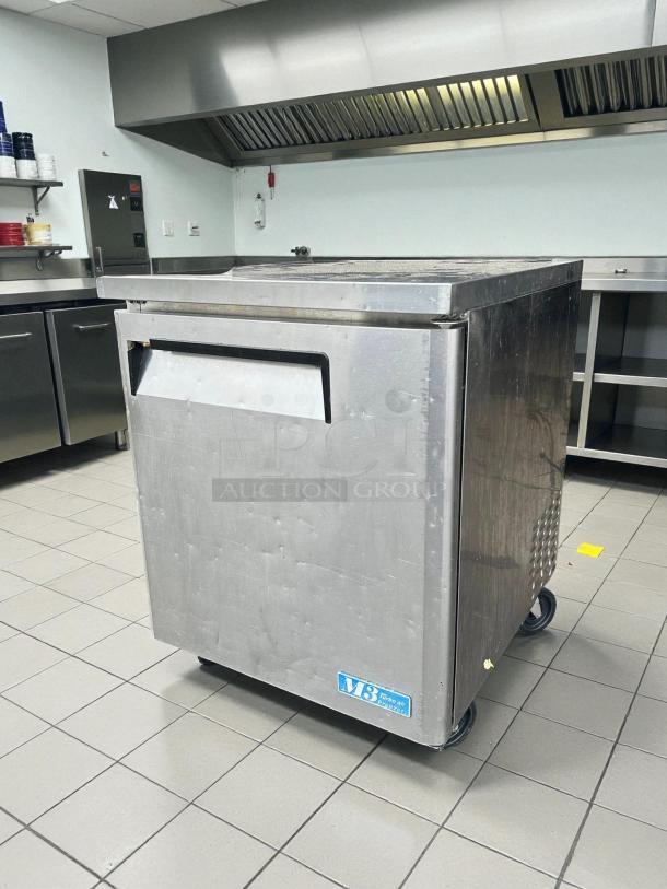 Turbo Air MUF-28-N M3 Series 28" undercounter freezer in great condition. Tested, working, stainless steel, label visible.