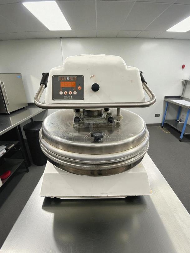 Proluxe Endurance Pro X2 DP2010SE 12" dual-heat pizza/tortilla dough press, tested and working, heavy-duty, excellent condition.