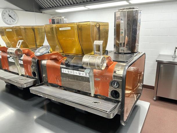 Outstanding Starbucks Thermoplan Mastrena II 2 Espresso Machine with pump, tested and working, 209-240v 1ph.