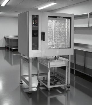 BKI ETE102R combination oven, electric, boilerless, holds 10 full sheets, great condition, tested and working.