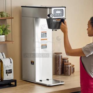 Amazing Find - Bunn 53100.0001 BrewWISE ICB-DV Infusion Stainless Steel Dual Voltage Tall Coffee Brewer - Tested and Working! - Item #1218526
