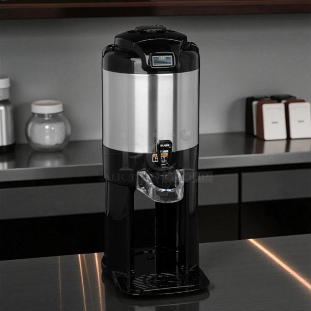 BUNN Dual BrewWISE ThermoFresh DBC Brewer in great condition, tested and working. Model TF SERVER with funnel locks.