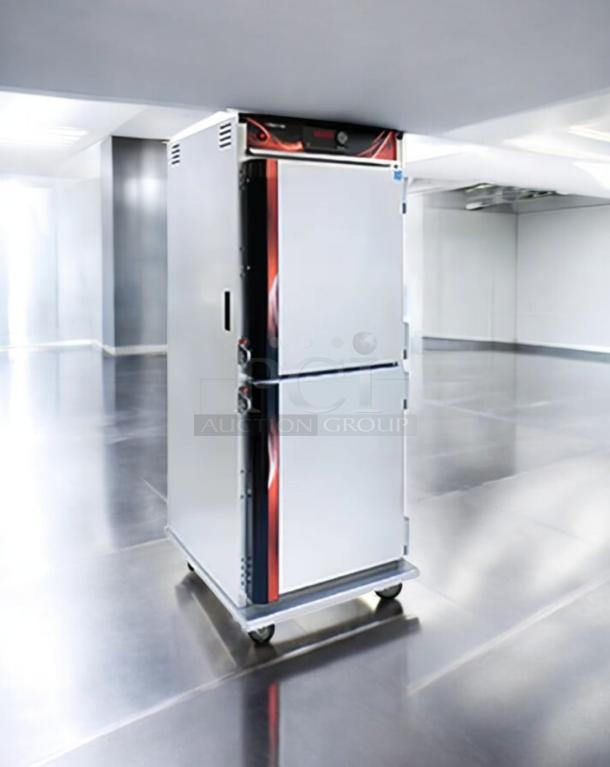 Cres Cor H137UA12D heated holding cabinet, 12-pan capacity, outstanding condition, fully tested, gray exterior.