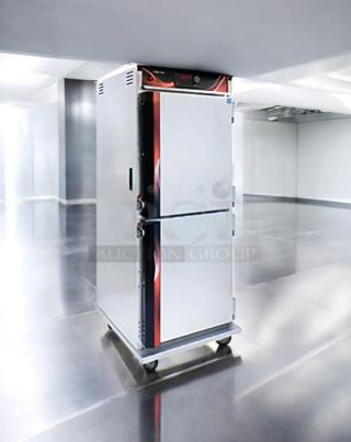 Cres Cor H137UA12D heated holding cabinet, 12-pan capacity, outstanding condition, fully tested, gray exterior.