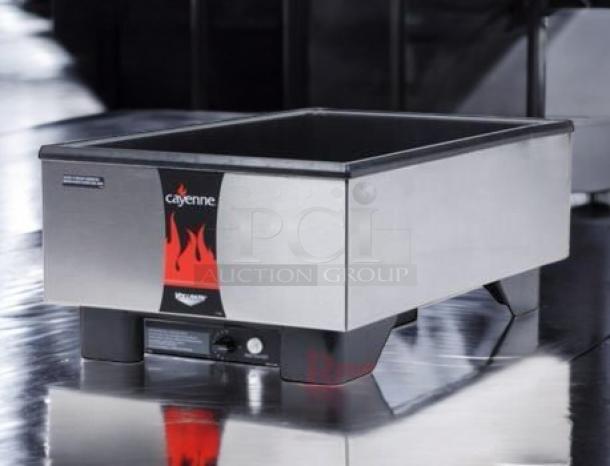 Vollrath Cayenne 71001 full-size countertop food warmer, 120V, 700W, stainless steel, outstanding condition, fully tested.
