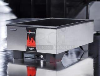Vollrath Cayenne 71001 full-size countertop food warmer, 120V, 700W, stainless steel, outstanding condition, fully tested.