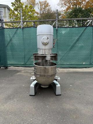 Preppal by Atosa PPM-60 Heavy Duty Floor Mixer, stainless steel, excellent condition, industrial kitchen equipment.