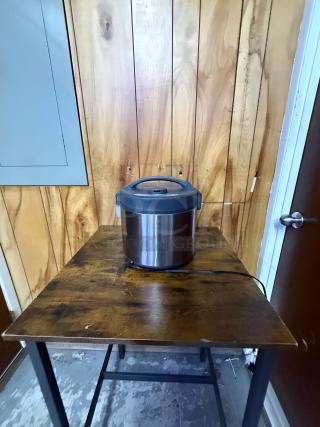 Instant Zest Plus 20-Cup Rice and Grain Cooker by INSTANT POT, Stainless Steel, Model ZEST 20, excellent condition.