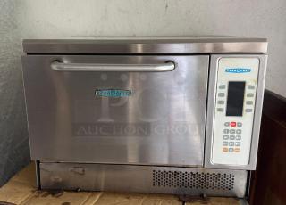 Turbo Chef NGC Ventless Convection Oven, Model TORONADO. Features control panel, stainless steel finish, good condition.