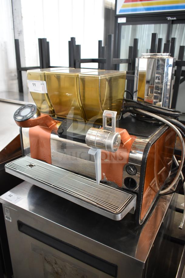 2019 Thermoplan Mastrena M2-CS stainless steel commercial espresso machine with steam wand, 250 volts, 1 phase, in used condition.