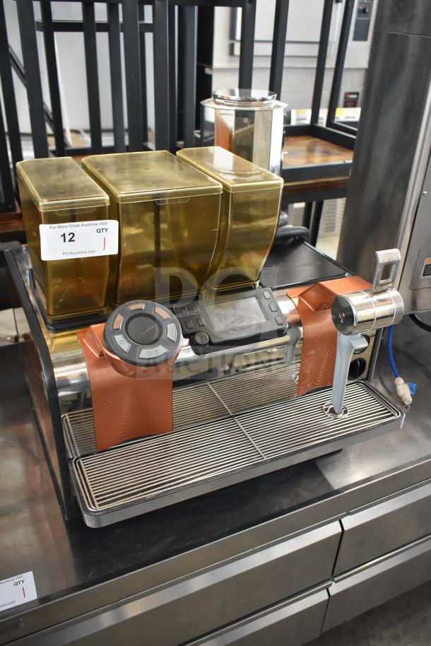 2019 Thermoplan Mastrena M2-CS stainless steel espresso machine with steam wand, commercial use, 208V, 1 Phase.