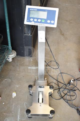 Mettler Toledo PBA436-A3 commercial scale with digital display, stainless steel base, and power cord, in used condition.