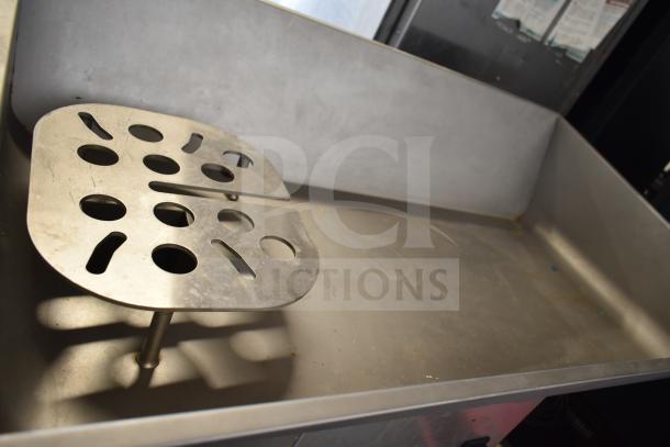 Sirman TC 42 MONTANA commercial electric meat grinder, floor model, stainless steel, 220 volts, used condition.