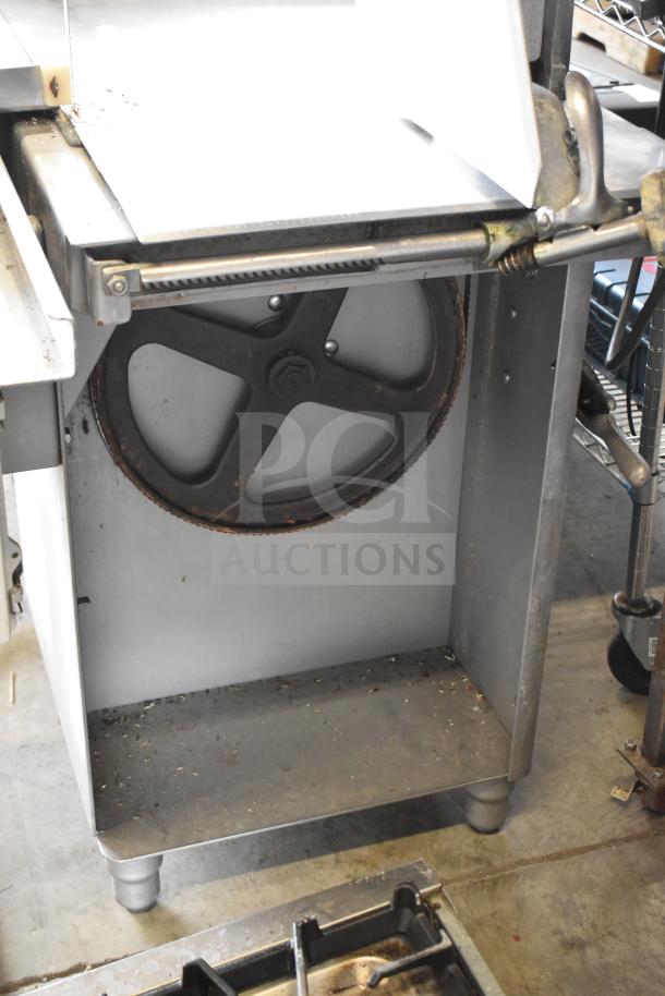 Biro 3334 Commercial Meat Saw, 208/240 Volts, visible components, in used condition.