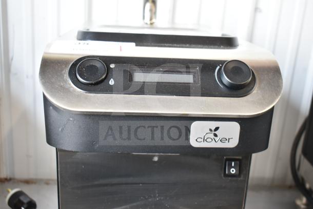 Clover 1S Countertop Coffee Brewer, stainless steel, features manual controls, 200-240V, single-cup brewing, used condition.