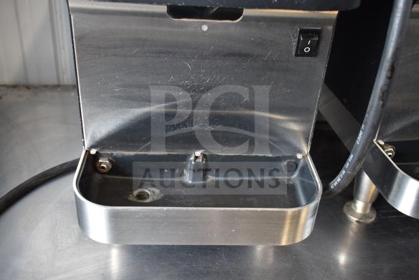 Clover 1S single-cup coffee brewer, stainless steel body, power indicator switch, 200-240V, 1 phase, gently used.