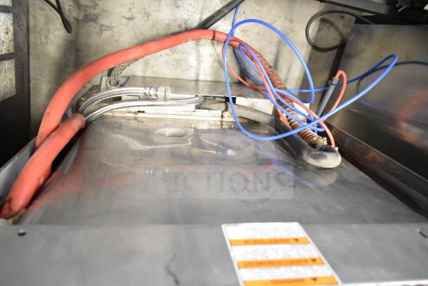 Hobart LXLH Commercial Undercounter Dishwasher, internal view. Features visible wiring. 120/208-240V, 1 Phase.