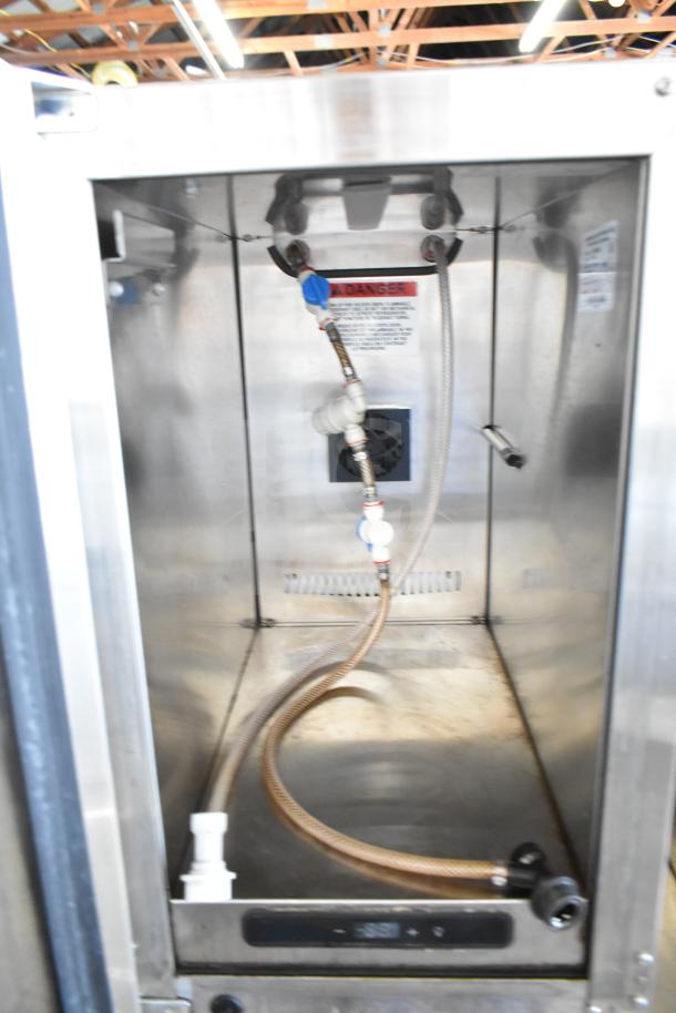 2023 Automatic Bar Controls JT-NITCOM-L stainless steel cold brew nitro dispenser. 115V, 1 Phase. Interior view.