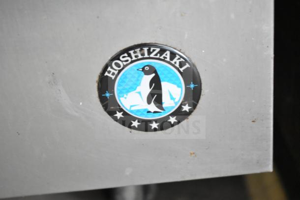 Hoshizaki SR60A-24MD4 prep table logo detail; features a penguin emblem.