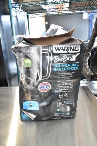 Waring BB145S 32 oz. Commercial Bar Blender in original box, stainless steel container, 120V, 1 Phase, BPA-free.