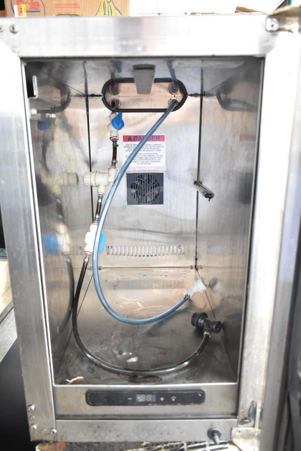 2019 Automatic Bar Controls JT-NITCOM-R Stainless Steel Nitro Dispenser, 115V, 1 Phase. Internal view, clean condition.