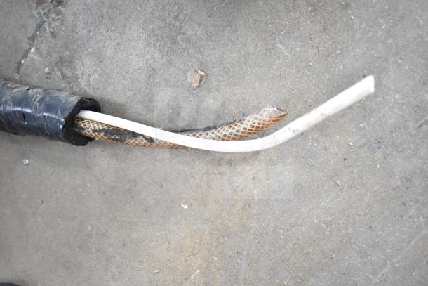Damaged tubing and insulation from a 2019 Automatic Bar Controls JT-NITCOM-L Nitro Dispenser. 115V, 1 Phase.