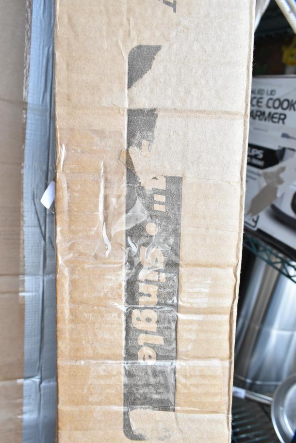 Brand New ServIt 423SW54TCPA 54" Strip Warmer in original packaging, features single toggle control and cord.