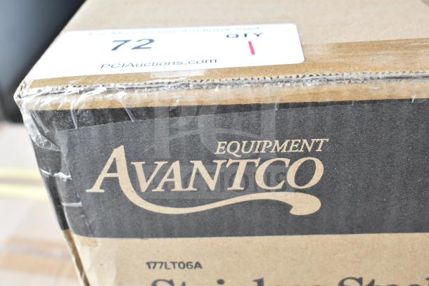 BRAND NEW SCRATCH AND DENT! Avantco 177LT06A 6 Tray Stainless Steel Food Dehydrator in box, 120V, 1 Phase.