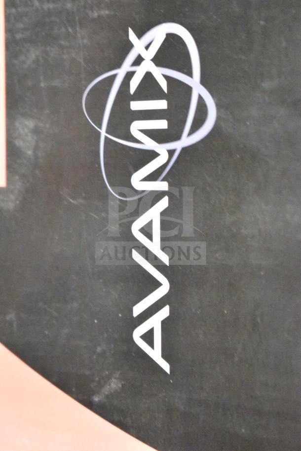 Alt text: Avantco 928IBHD21 immersion blender box featuring brand logo, indicating a new, scratch-and-dent 21" heavy-duty blender.