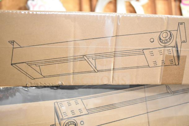 Brand new ServIt 423SWI48CP 48" strip warmer, high wattage, scratch and dent, adjustable controls, 120V, boxed.