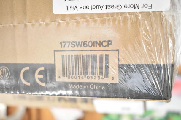 "Brand new Avantco 177SW60INCP 60-inch strip warmer, high wattage, adjustable infinite controls, 120V, scratch and dent."