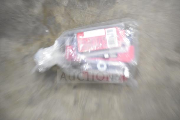 DeWalt hard tool box with Hilti tool, drill bits; condition unknown.