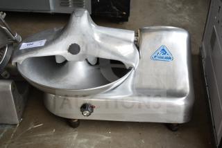 Scharfen Commercial Countertop Buffalo Chopper, stainless steel, with control knob. Scharfen logo visible. Good condition.