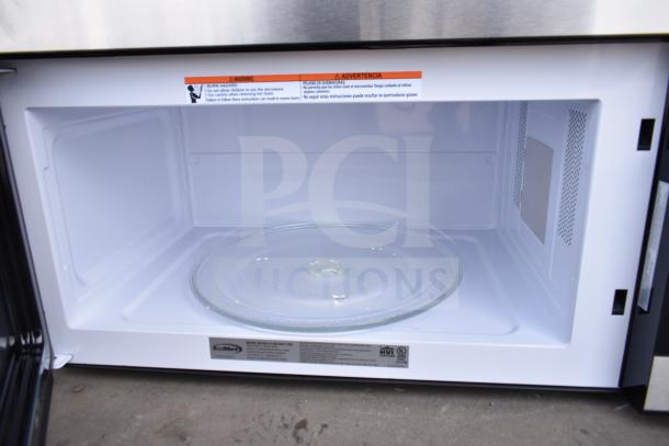 Brand new KoolMore KM-MOT-1SS Microwave, 1.6 cu ft, fingerprint-resistant stainless steel, 10 power levels, 120V.