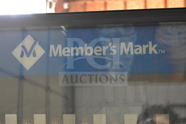 Crane 5800-4 commercial drink vending machine, 115V, 1 phase, with bill acceptor. Display shows "Member's Mark" branding.