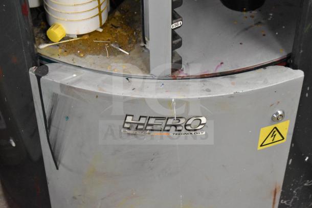 Hero ARCHIMEDE A260 paint dispenser in used condition. Features include 120V, 1 Phase. Visible Hero logo and caution label.