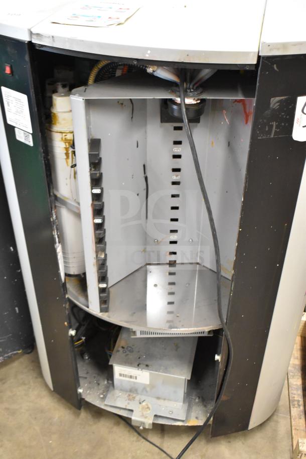 Hero ARCHIMEDE A360 floor paint color dispenser, commercial model, 120V, 1 phase. Used condition, visible internal components.