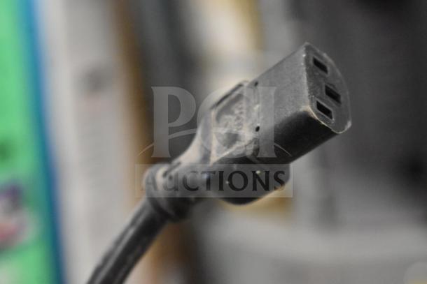 Hero ARCHIMEDE A360 paint dispenser; commercial floor style, 120 volts, 1 phase, shown with power cord plug detail.