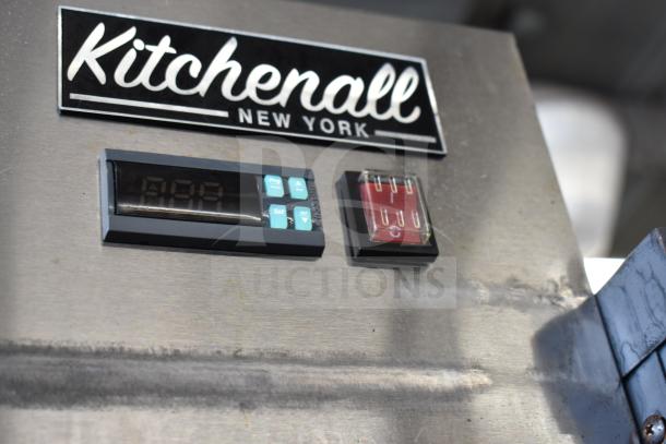 Coldline C-1FE commercial freezer with digital display, stainless steel finish, on casters. 115 volts, 1 phase.