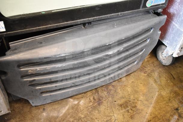 Imbera G319 Commercial Single Door Reach In Cooler in used condition, featuring a sturdy black exterior base.