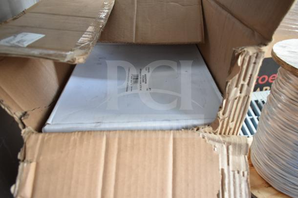 Steelman 50' Extension Cord in original box; box shows signs of wear, includes product label with specifications.