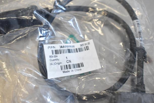 Nine assorted cables in original packaging. Includes models 5KL1E03501HY1EUNE, 5K47T08501AC0EFD3, 3AA01019500. Made in China.