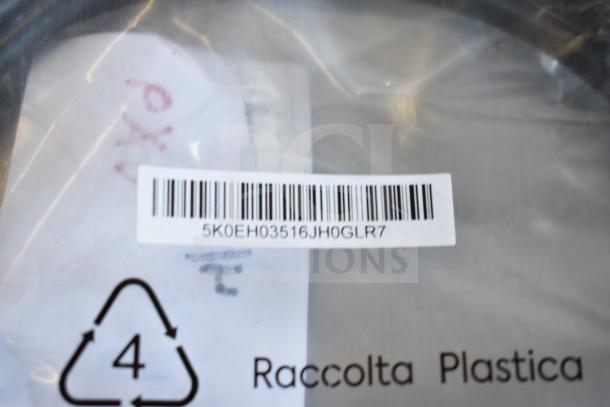 9 various cables including model 5K0EH03516JH0GLR7, Belkin adapter, packaging with barcode and recycling symbol.