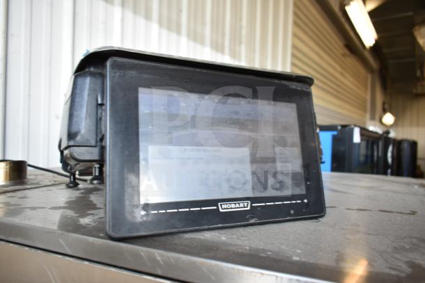 2017 Hobart HTi-LH26 commercial countertop scale, tested and working, 120/208-240 volts, visible display and label with logo.