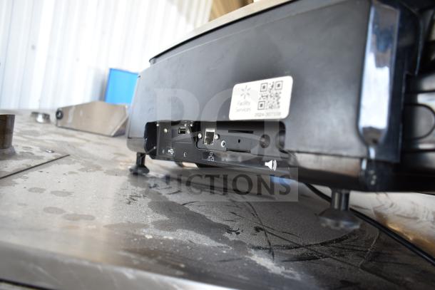 2025 Hobart HTi-7LH4W Commercial Scale, tested working, showing rear ports and QR code label.