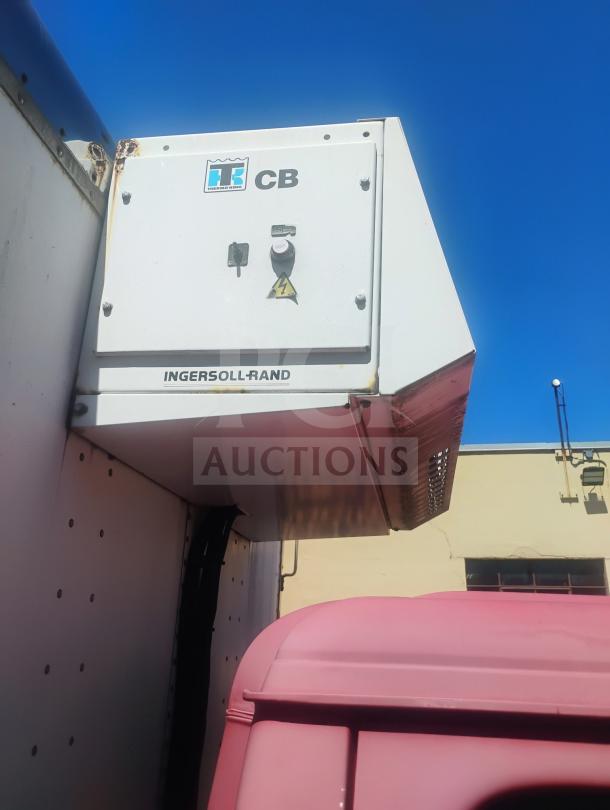 1998 UD International cab-over truck with Ingersoll-Rand rooftop reefer unit. GVW 14,250 lbs. Odometer: 103,180 miles.