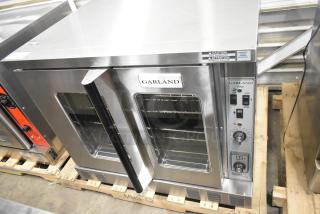 Brand new 2025 Garland MCO-GS-10S Master 200 stainless steel convection oven, natural gas, 60,000 BTU, view doors.