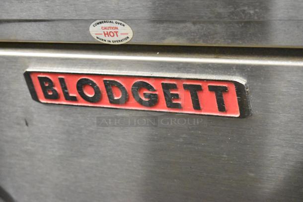 Brand new 2024 Blodgett DFG-50 stainless steel half-size convection oven with 27,500 BTU, scratch and dent, solid door.