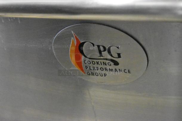 BRAND NEW SCRATCH AND DENT! CPG 36" 6-burner stainless steel electric range with oven, over shelf, backsplash, 240V, 1 Phase.