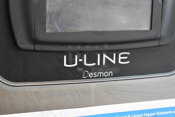 2022 Desmon GBF-15+ETL Stainless Steel Commercial Blast Chiller, U-Line logo, 220V, 3 Phase, with 4 probes, on casters.